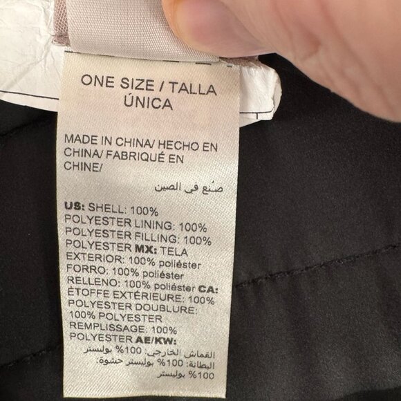 Chico's Quilt Lined Tapestry Jacket Womens Size 3/16/XL Blue/Metallic Open Front - Picture 9 of 14